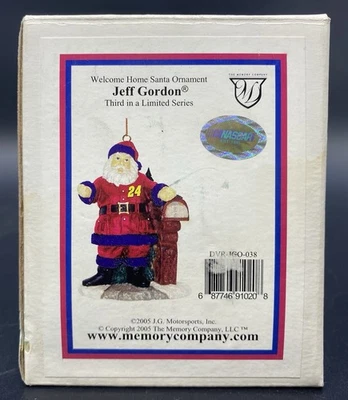 JEFF GORDON Bienvenido a Casa Santa Ornamento 3" NAVIDAD Nascar Foto 1 de 4