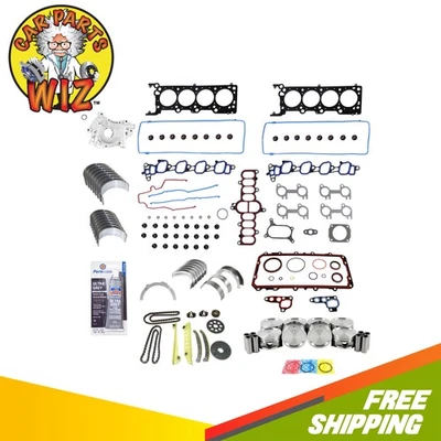 Kit de reconstrução de motor mestre compatível com 2002 Ford Expedition 4.6L 16V SOHC Triton - Imagem 1 de 4