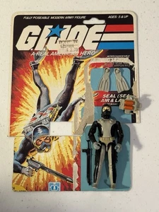 GI Joe 1983 Torpedo V1 100% Complete Action Figure with FULL File Card HASBRO - Picture 1 of 17