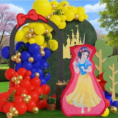 Princesa Branca de Neve Pinata: decoração de festa de aniversário infantil - Imagem 1 de 3