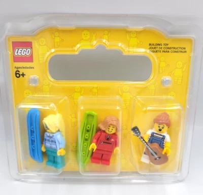 LEGO Build A Minifigure 852766  Pack of 3 Snowboarder Girl, Surfer, Country Girl - Image 1 of 4