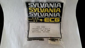 SYLVANIA PHILIPS ECG1042 IC 3 ETAPA FM IF AMPLIFICADOR NTE1042 - Imagen 1 de 1