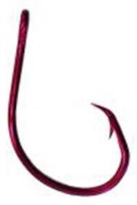 Eagle Claw L8197F #2/0 40Ct Red Circle Bait Hooks