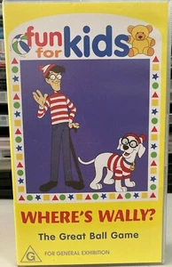 Where's Wally : The Great Ball Game VHS VIDEO TAPE (animated kids tv series) - Picture 1 of 4