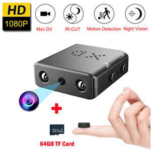 Mini 1080P FHD Wireless Camera Security DVR IR-CUT Night Vision Cam 64GB