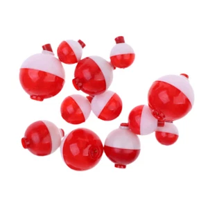 12pcs Ballposen Rund Wasserkugel Angeln Fischen Zubehör, weiß + Rot - Bild 1 von 8