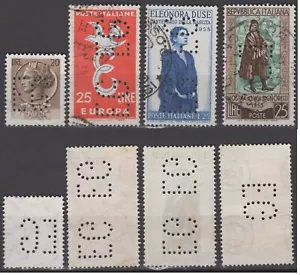 FP0256 Perfin: EG - Egidio Galbani - Piccolo lotto Repubblica - Bild 1 von 1