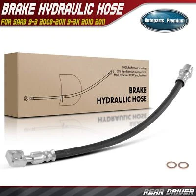 Manguera hidráulica de freno de conductor trasero izquierdo para Saab 9-3 2008-2011 9-3X 2010 2011 1 pieza Foto 1 de 4