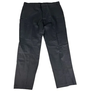 Pantalones de trabajo de carpintero de pierna recta Oobe para hombre talla 42x32 grises bolsillos delanteros planos - Imagen 1 de 7