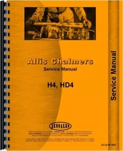Manual de servicio de reparación de orugas Allis Chalmers H4 HD4 - Imagen 1 de 6