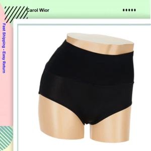 Carol Wior Rear Enhancing Control Panty Nylon Black size L - Picture 1 of 4