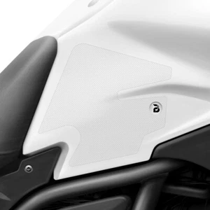 BLOQ BMW F700GS (2013-2018) Motorcycle Traction Tank Grip Pads - CLEAR - Picture 1 of 6