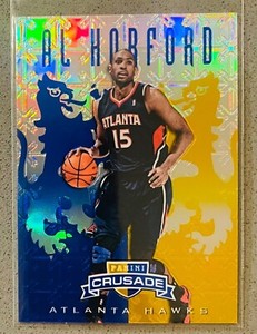 2012-13 Panini Crusade Basketball NBA #241 Al Horford Blue Yellow Prizm Hawks