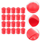  20 Pcs Protective Rod Tail Rubber Sleeve Billiard End Protectors Protection Cap