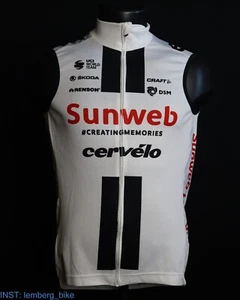 Asbjorn Andersen Team Sunweb 2020 cycling sleeveless size M - Picture 1 of 15