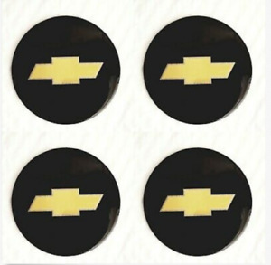 4pcs NEW Wheel Center Cap Logo Sticker Decal Emblem 3.5" 88mm CHEVY CHEVROLET 