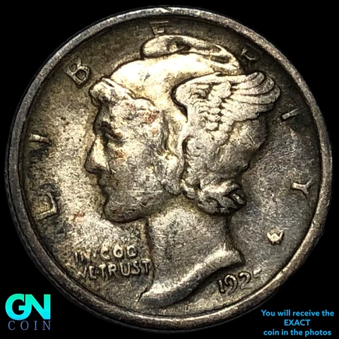 1925 D Mercury Dime  #E7760 Cover