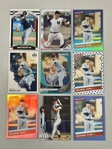 MICHAEL KING -9 RC’s! Aqua Wave Prizm, Star Border, 1st Bowman Chrome! Padres!! - Picture 1 of 2