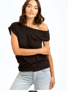 Thread for Thoughts Off Shoulder Black NWT - Picture 1 of 3