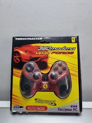 Official THRUSTMASTER Ferrari 360 Modena Upan Force  USB Joystick Game. (H1) - Image 1 of 4