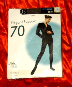ELEGANT SUPPORT Stützstrumpfhose Forming-Strumpfhose SATIN graphit 70DEN Gr. S - Bild 1 von 2