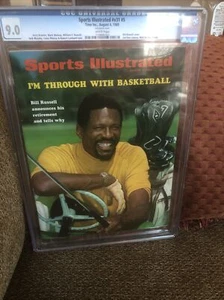 Sports illustrated 1969 Bill Russell CGC 9.0 1st Of 7 Graded Pop 2 - Picture 1 of 2