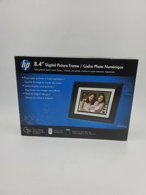 HP 8.4" Digital Picture Frame Sleek Design High Resolution Model #df840a4 - Image 1 of 4