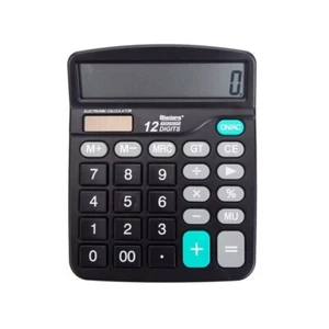 M&G Office and School Basic Calculator 12 Digits Black ADG98837 - Picture 1 of 4