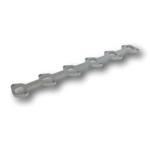 EXTRACTOR/HEADER FLANGE PLATE Fits TOYOTA 2H MILD STEEL - Picture 1 of 4