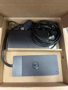 Dell WD19DC K20A001 USB C Docking Station Black USB 3.0 & C HDMI With 240W AC UK - Picture 1 of 4