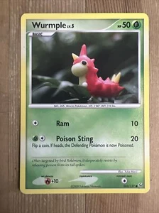 Wurmple - 103/127 - Common LP/MP, English Pokemon Platinum - Picture 1 of 2