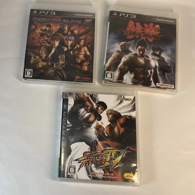 Lot3 PS3 Dead or Alive 5 & Tekken 6 & Super Street Fighter IV 4 - Japan Game F/S - Image 1 of 4