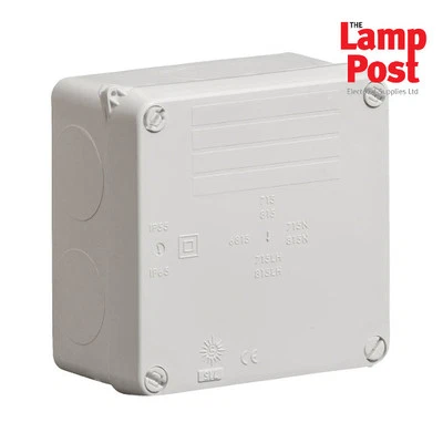 Wiska WIB Outdoor Waterproof PVC Adaptable Box IP65 Enclosure - Choose Your Size