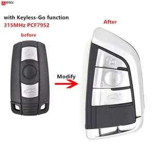 Mando a distancia para BMW CAS3 Serie 3/5 X6 mejorado Keyless-Go 315 MHz PCF7952 - Imagen 1 de 7