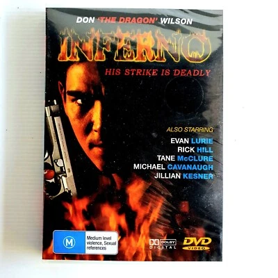 Inferno DVD Action Thriller, Martial Arts, Don Wilson, Tane McClure, Gift R/All - Image 1 of 4