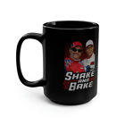 Shake & Bake Racing 15 Unzen schwarze Kaffeetasse