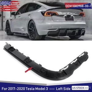 For 2017-20 Tesla Model 3 Left Driver Side Rear Fender Bracket ABS 1083988-00-I - Picture 1 of 14