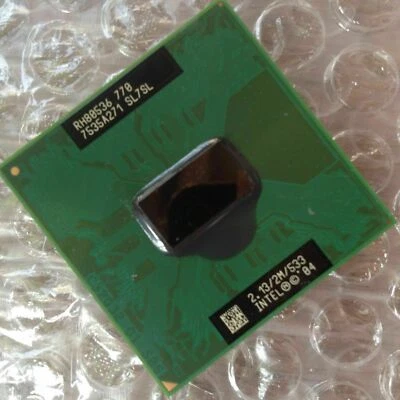 Intel Pentium M 770 2.13 GHz Socket 478 SL7SL CPU Processor 533MHz 27W - Image 1 of 4