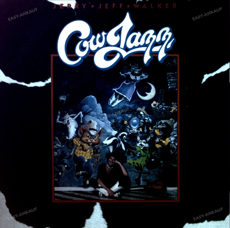 Jerry Jeff Walker - Cowjazz LP (VG/VG) . - Photo 1/1