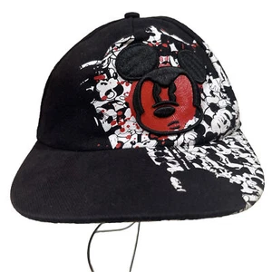 Baseballmütze Kappe Disney Parks Mickey Mouse schwarz rot Graffiti - Jugendgröße - Bild 1 von 13