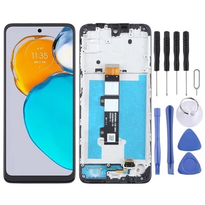 For Motorola Moto E32S OEM LCD Screen Digitizer Full Assembly with Frame - Image 1 of 4