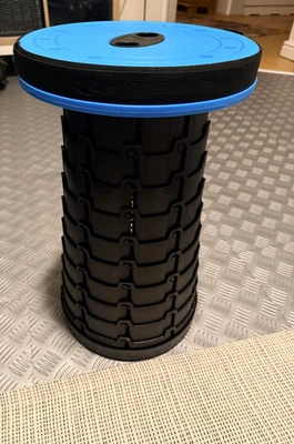 Klapphocker Faltbar, Tragbarer Klapphocker, höhenverstellbar, neuwertig - Bild 1 von 2