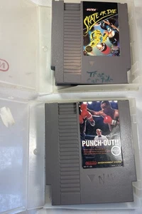 Mike Tyson's Punch-Out!! Nintendo Entertainment System (1987) And Skate Or Die - Picture 1 of 3