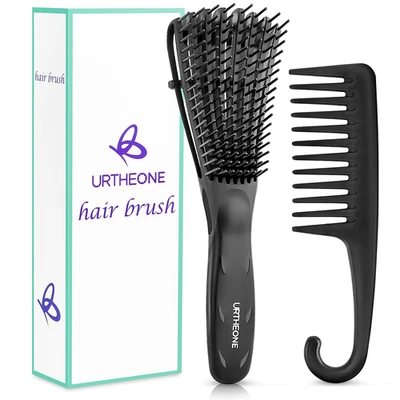 Detangling Hair Brush, Detangling Brush for Adults and Kids, Comb Set for Kinky - Image 1 of 4