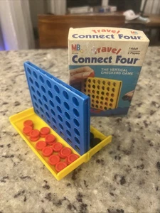 VINTAGE 1983 Milton Bradley Connect 4 Four Travel Game - Picture 1 of 4