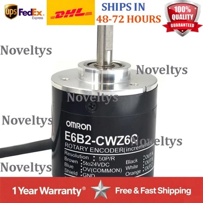 1PC New Omron E6B2-CWZ6C 50P/R E6B2CWZ6C Rotary Encoder US Free TAX - Image 1 of 4