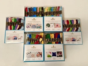 Lot of 12 Boxes DMC Skeins Assorted Colors Embroidery Floss Thread *NEW! - Picture 1 of 1