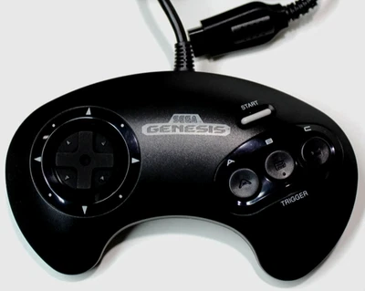 2x OEM Sega Genesis Controller 3 Button  Authentic Original Tested/Working - Image 1 of 2