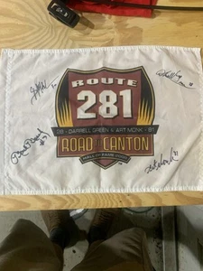 Route 281 HOF Flag Signed by Green, Monk, Williams +1 Washington NFL - Picture 1 of 12
