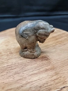 Vintage Handcarved Stone Bear Alaskan Unmarked - Picture 1 of 6